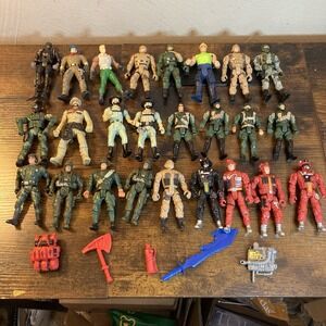 30 Piece Lot 3-4"‎ Figures Accessories KO Chap Mei Soldier Force Lanard Corp Joe